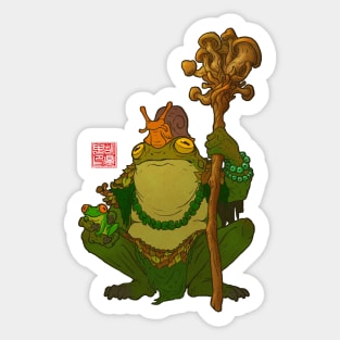 Frog Druid Shaman Witch Doctor Sticker